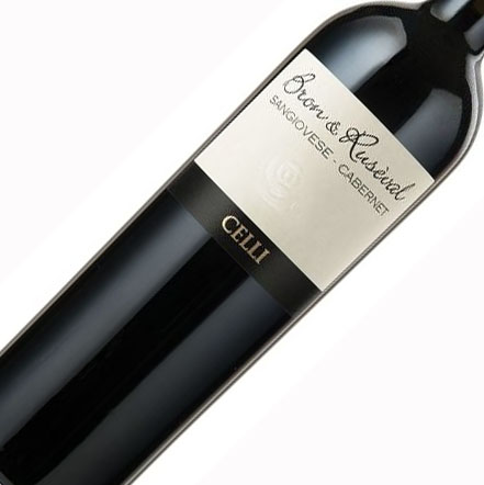 Celli Sangiovese-Cabernet Barrique Forli "bron i Ruseval"